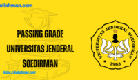 passing grade universitas jenderal soedirman