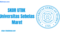 SKOR UTBK Universitas Sebelas Maret