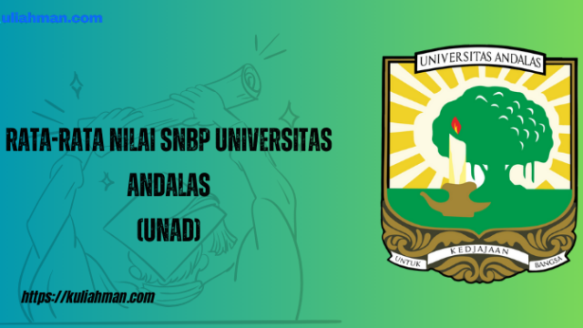 rata rata nilai snbp universitas andalas