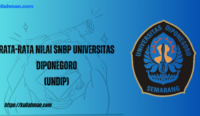 rata-rata nilai snbp universitas diponegoro